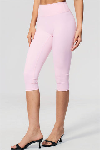 The Twirl Open Back Sports Bra Capri Leggings 2-Piece Set