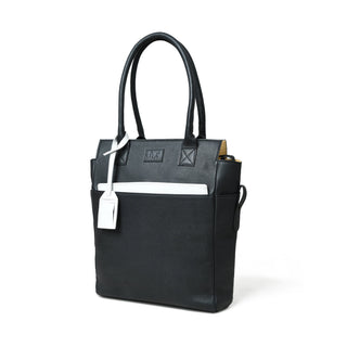 Midnight Elegance Noir Shopper Tote - Glamourous Grace