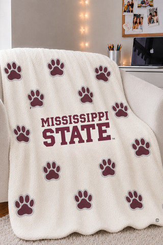 SC - ETA 9/30-10/14 Mississippi State Bulldog Blanket - Glamourous Grace