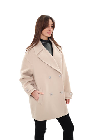 Kyoto Midi Cashmere Wool Blend Coat