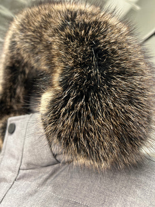 Men's Genuine Fur Trim Sorona® Fill Coat
