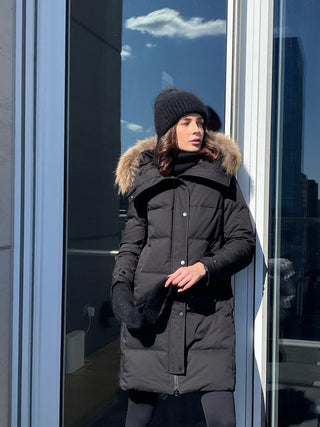 Sydney Genuine Fur Trim Down Parka
