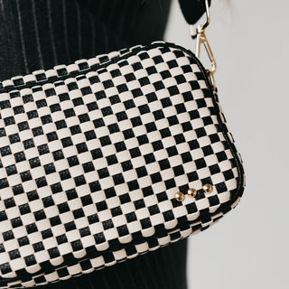 Woven Willow Camera Crossbody Bag
