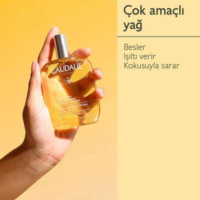 Caudalie Soleil des Vignes Body Oil: Vegan & Non-Greasy Formula for Radiant Skin, Infused with Argan, Shea & Grape Seed Oils - 1.69 fl oz - Glamourous Grace