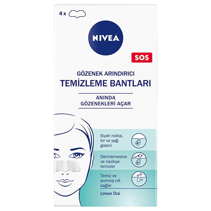 Nivea Pore Cleansing Strips - Deep Cleansing Skincare for Blackhead Removal, Dermatologically Tested, Suitable for All Skin Types - Glamourous Grace