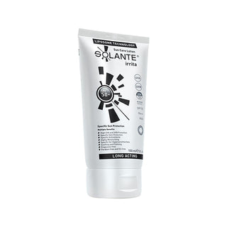 Solante Irrita SPF 50+ Sunscreen Lotion: Ultimate UVA/UVB Protection for Sensitive Skin | Prevents Sunburn, Aging, & Skin Cancer