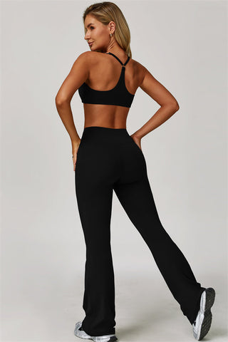The Refresh Sports Bra Flared Leggings 2-Piece Set