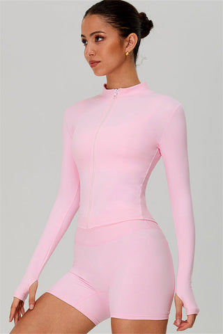 The Jewel Zip Jacket Shorts 2-Piece Set