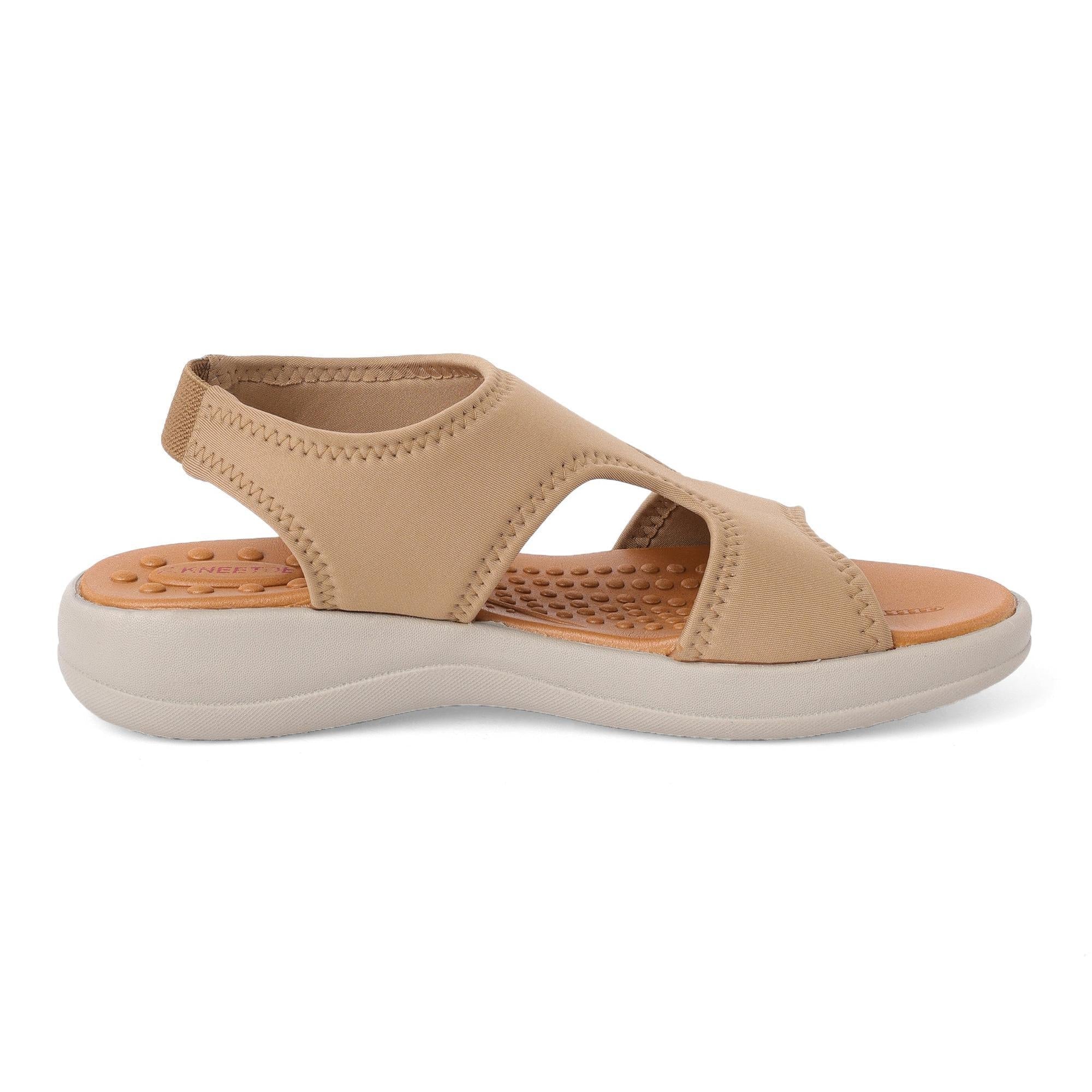 Aria - Beige Casual Sandals - Glamourous Grace