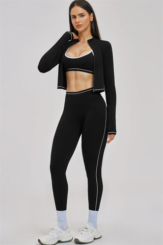 The Unbound Jacket Sports Bra Leggings 3-Piece Set