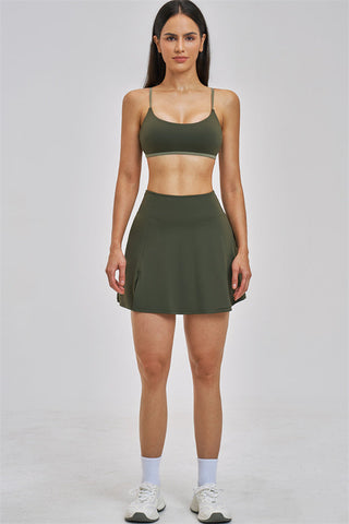 The Seraphine Sports Bra Skirt 2-Piece Set
