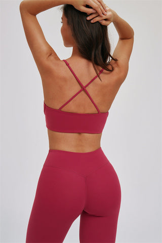 The Kinetic Cross Back Sports Bra Leggings 2-Piece Set