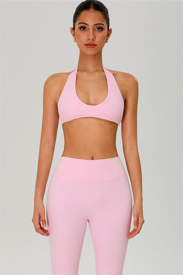 The Solid Sports Bra Leggings 2-Piece Set - Glamourous Grace