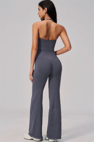 The Align Halter Tank Top Flared Leggings 2-Piece Set