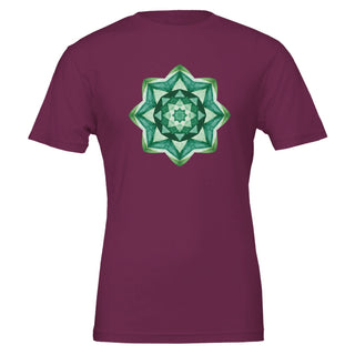 Emerald Sacred Geometry Mandela T-Shirt