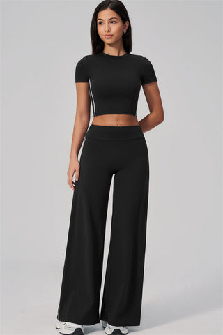 The Breathe T-shirt Straight Leg Pants 2-Piece Set