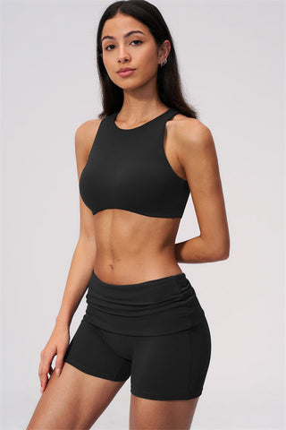 The Twirl Open Back Sports Bra Shorts 2-Piece Set