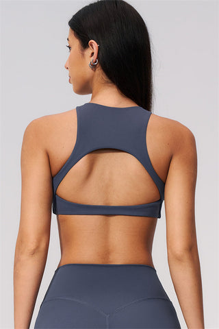 The Twirl Open Back Sports Bra Capri Leggings 2-Piece Set