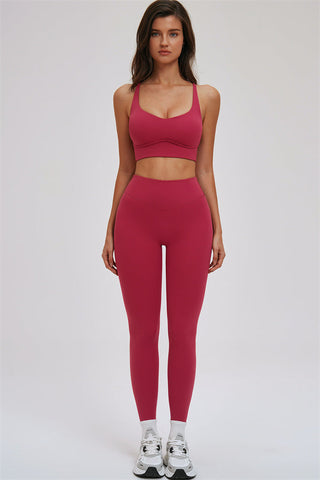The Kinetic Cross Back Sports Bra Leggings 2-Piece Set