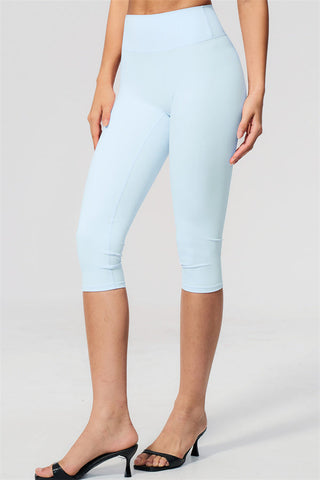 The Twirl Open Back Sports Bra Capri Leggings 2-Piece Set