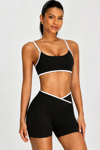 The Dwell Sports Bra Shorts 2-Piece Set
