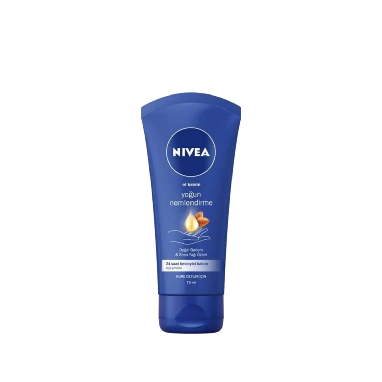 Nivea Intense Moisturizing Hand Cream - 75ml - Dry Hand Relief & Hydration - Glamourous Grace