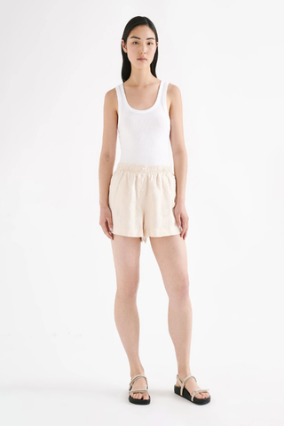 Lounge Linen Short Natural - Glamourous Grace