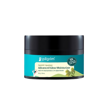 Pilgrim Glow Moisturizer Face Cream With Niacinamide & Vitamin C For Glowing Skin, Dry Skin Hydration, Non-Greasy