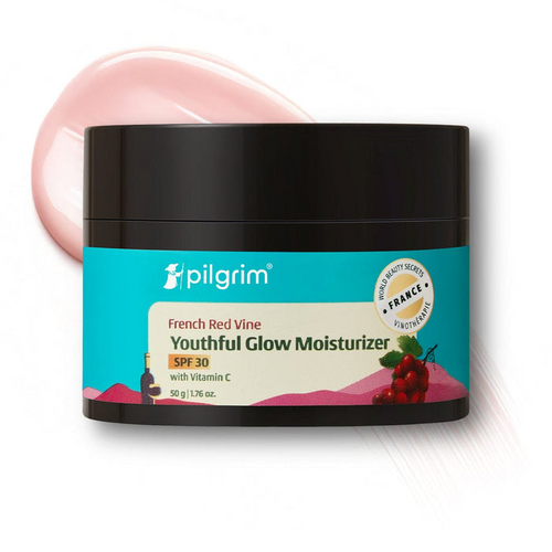 Pilgrim Red Vine Face Cream SPF 30 with Vitamin C & Rosehip Oil (PA+++)