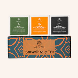 Ayurvedic Soap Gift Set: Neem, Turmeric & Charcoal