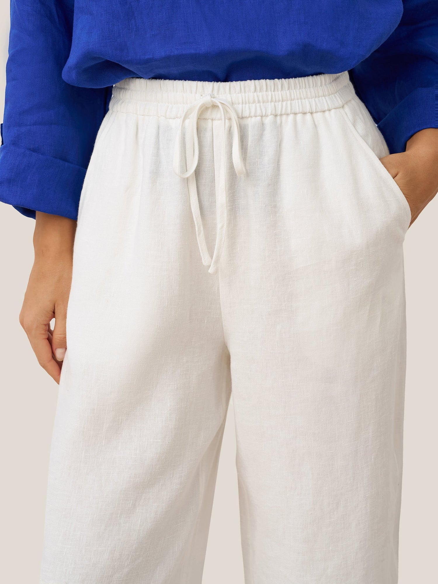100% Linen Classic Pants LYON - Glamourous Grace