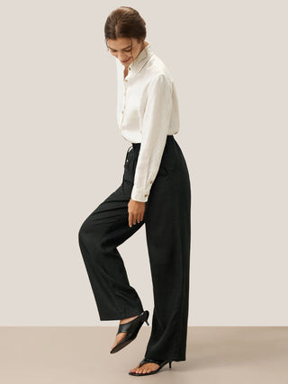 100% Linen Classic Pants LYON - Glamourous Grace