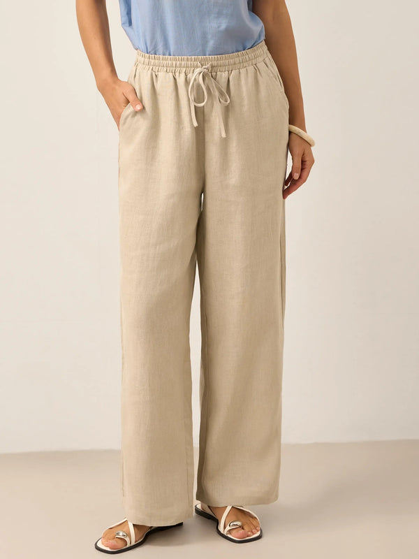 100% Linen Classic Pants LYON - Glamourous Grace