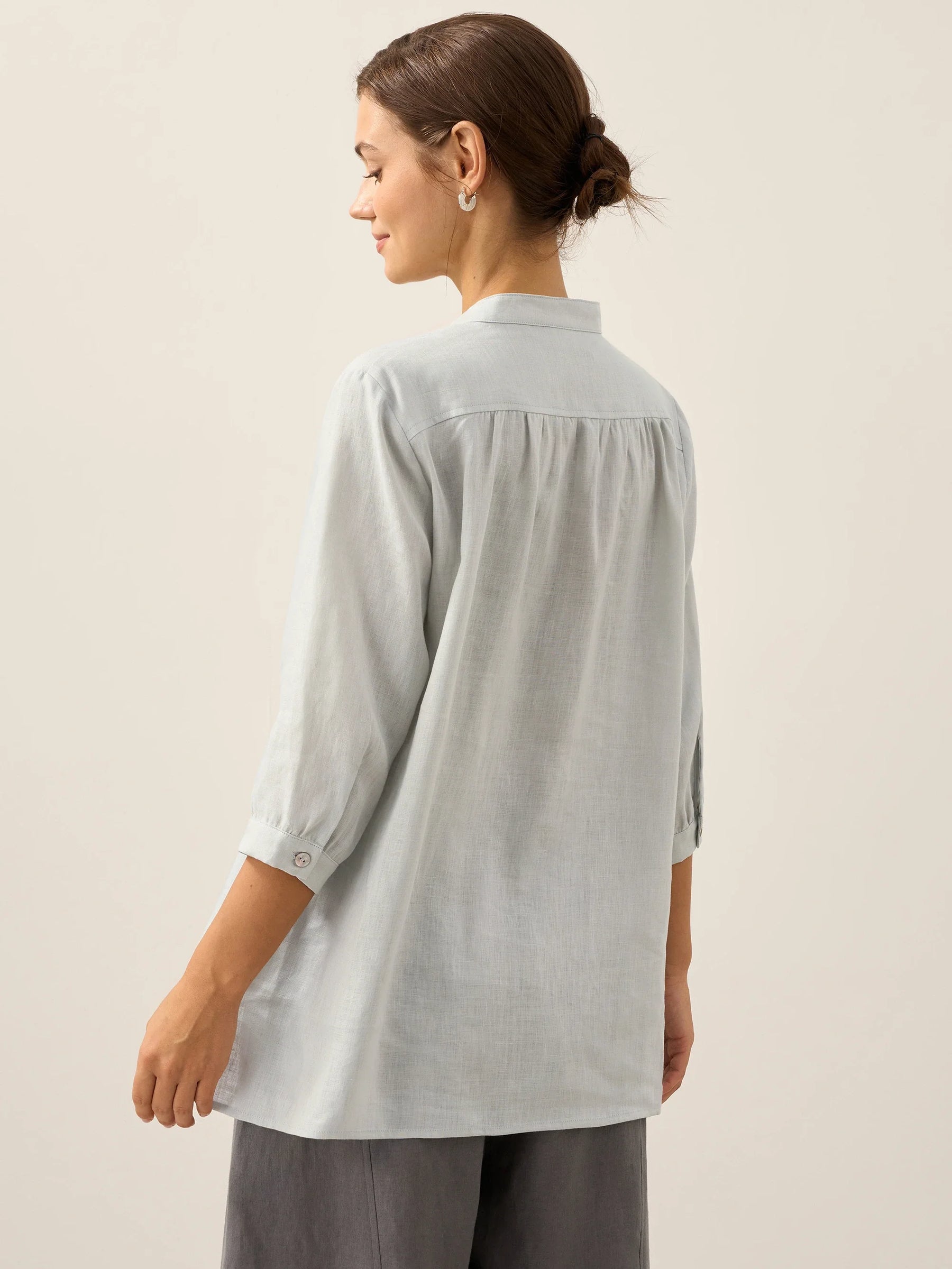 100% Linen Dress Shirt JOANNA - Glamourous Grace