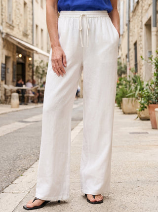 100% Linen Classic Pants LYON - Glamourous Grace