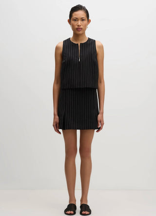 Maeve Pinstripe Mini Skirt - Glamourous Grace