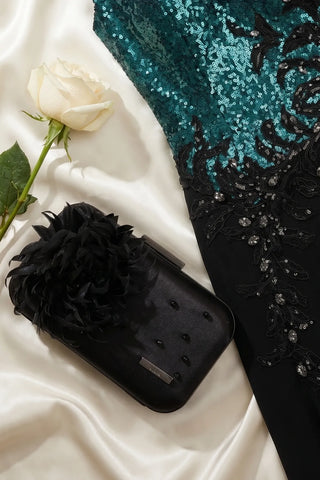 Black Evening Clutch, Leni