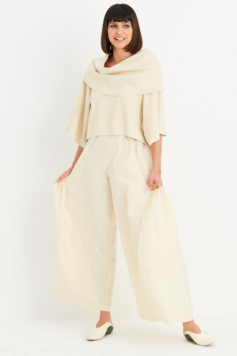 Scuba Jackie O Top - Butter - Glamourous Grace