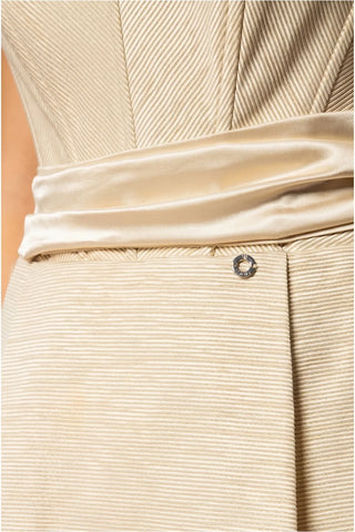 Beige Short Corset Dress, Melisa