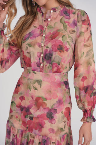 Zoe Maxi- Watercolor