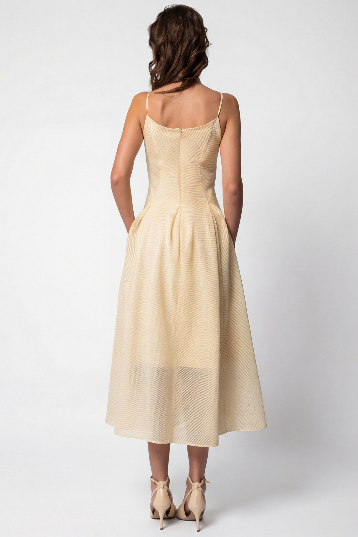 Ivory Midi Dress, Nela
