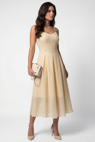 Ivory Midi Dress, Nela