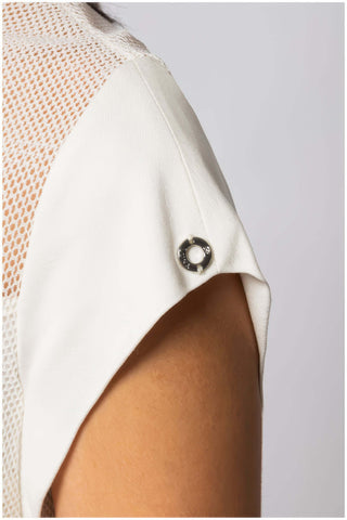 White Short-Sleeve Blouse, Aria