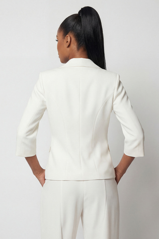 White Tailored Blazer, Alexa