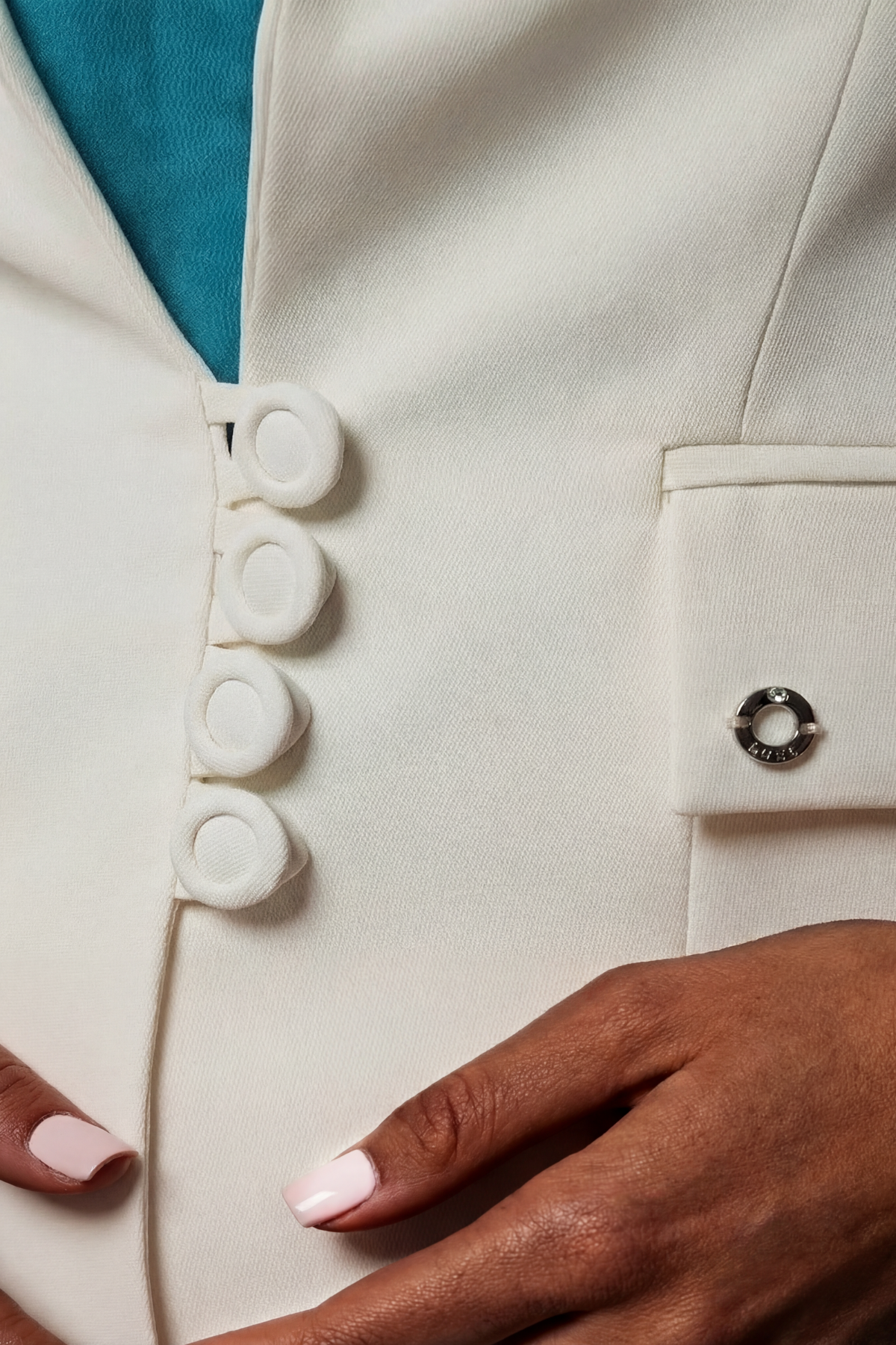 White Tailored Blazer, Alexa