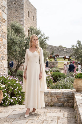 Ivory Maxi Dress, Rebeka