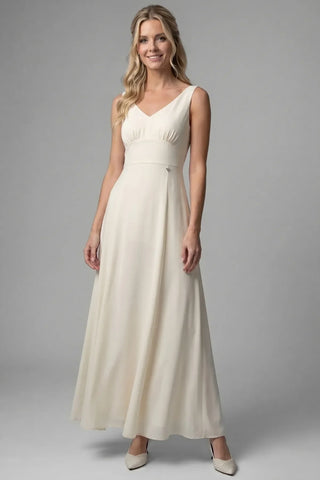 Ivory Maxi Dress, Rebeka
