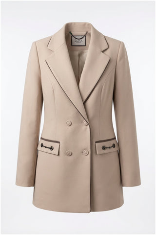 Beige Tailored Blazer, Natasha