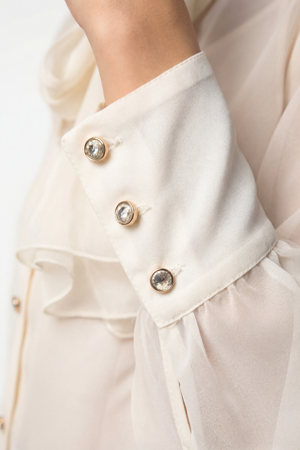 Ivory Silk Bow Tie Blouse, Emilia