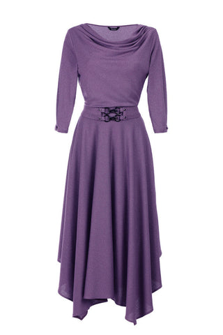 Purple Midi Dress, Iris
